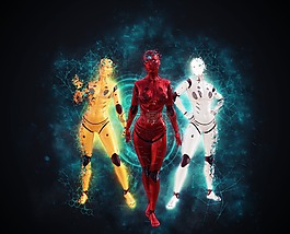 android 系统,科幻小说,机器人