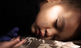 兒童,睡眠,和平