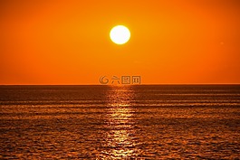 日落,太陽(yáng),黃昏