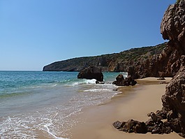 海滩,水,滩海