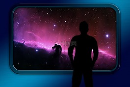 展望,窗口,飛船