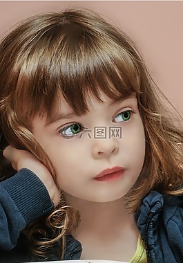 縱向,小女孩,兒童