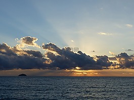 日出云,云,地中海