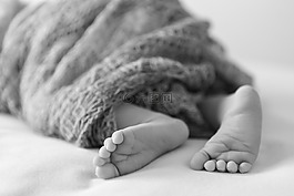 嬰兒,腳趾,腳
