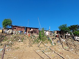 河,垃圾,污染