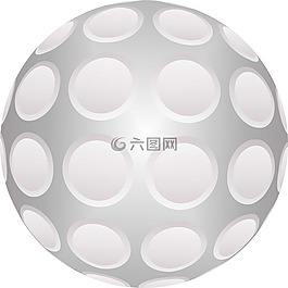 高爾夫,球,3d