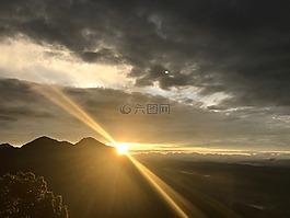 日出,蒙納,自然