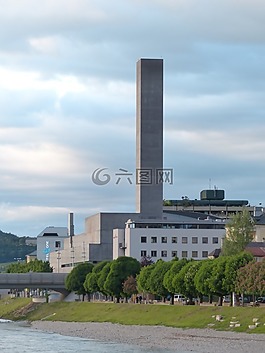 熱和權力中心,區供暖發電廠,熱風暴