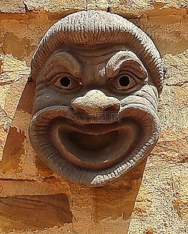 掩碼,maszkaron,突尼斯