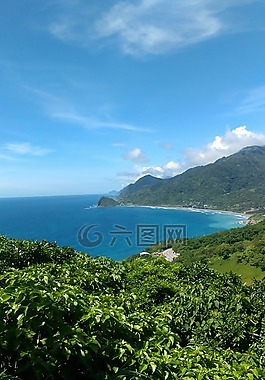 花蓮,海,山