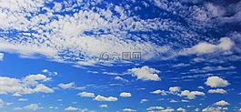 天空,藍色,云