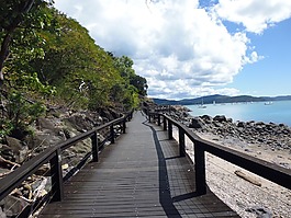 海灘,海,沙