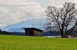 復(fù)活節(jié)湖,iffeldorf,景觀