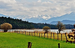 復(fù)活節(jié)湖,iffeldorf,景觀