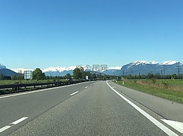 公路,高山,路