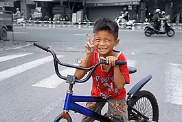 孩子們,人,越南