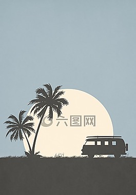 旅行,棕櫚,島
