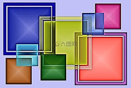 廣場,模式,抽象