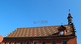 屋頂,恐龍,時鐘