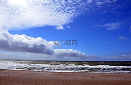丹麥,北海,海灘