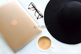 咖啡,眼鏡,帽子