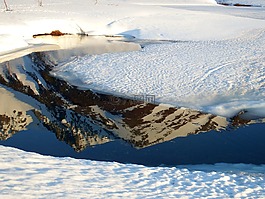 山,冰川融水,景观