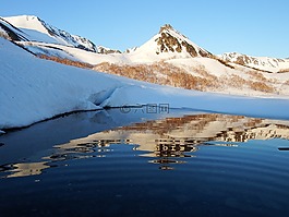 山,冰川融水,景观