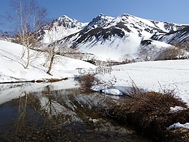 山,冰川融水,景观