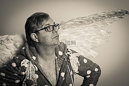 翼,天使,雕像