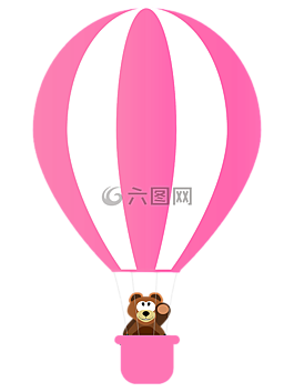 熊,羅莎,氣球