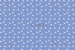 蒲公英的种子,绒毛,蓝色