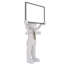 男性,3d模型,孤立