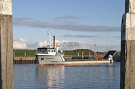 norddeich,渡轮,北海