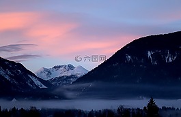 雪,云,山