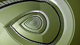 樓梯,escalier,綠色
