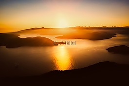 加拿大,湖,水