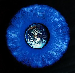 眼,地球,世界