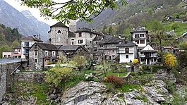 村,石頭,瑞士