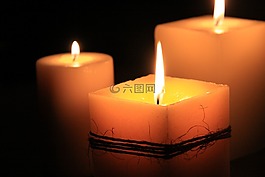 蠟燭,電話,冥想