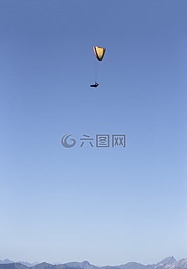 飛,滑翔傘,自由