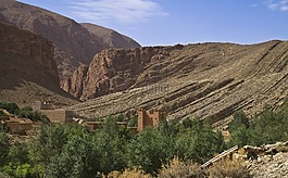 三峽杜dades,dades峽谷,摩洛哥