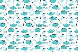 廚房 utensiles,烹飪,花盆