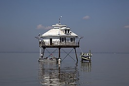 燈塔,海洋,海