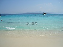 水晶,海,海灘