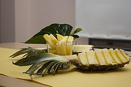 菠萝,装饰,美味