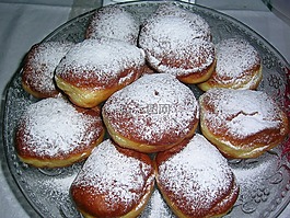 甜甜圈,美味,食品