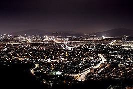 夜,城市,在晚上的城市