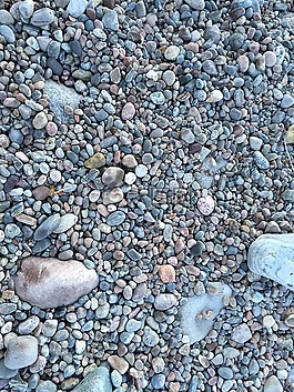石頭,海灘,海岸