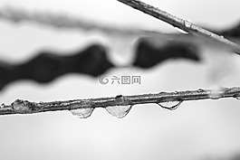 下降,冰,水