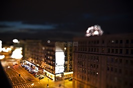 華沙,夜,街